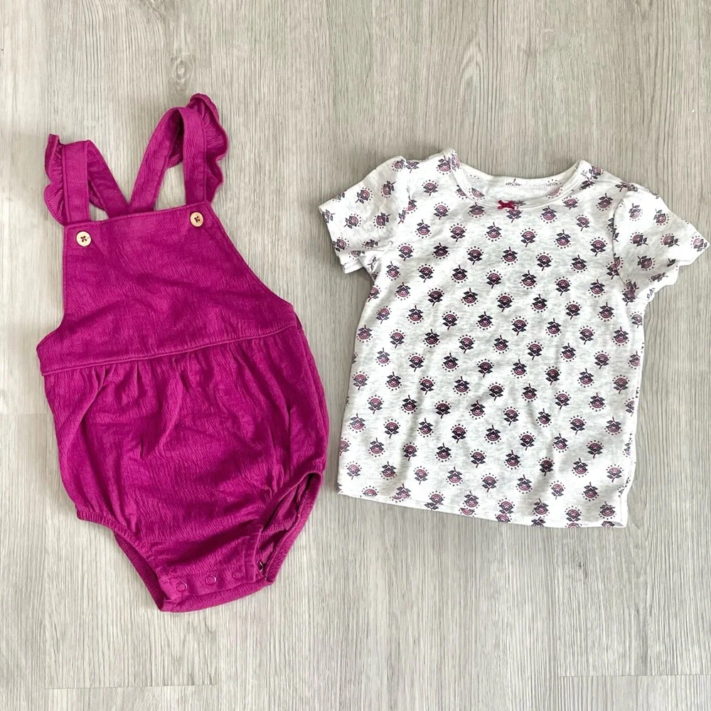 NWOT Carter’s 2 Piece Bubble Romper- Size 18M